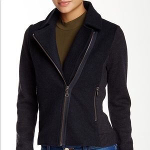 Joie Fannie Wool Blend Jacket in Charcoal